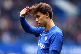 Joao Felix is currently on loan at Chelsea (getty images).  