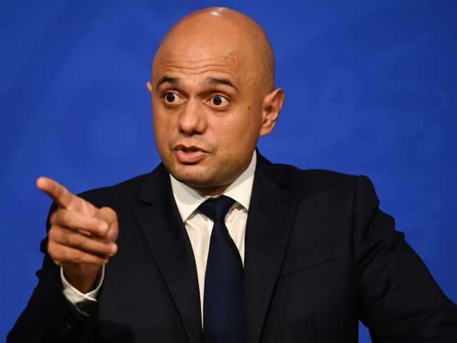 Sajid Javid is urging people to ‘play their part’ and get their Covid-19 booster jab (Photo: Getty Images)