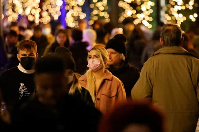 Mask wearing - part of the Covid Plan B - was reintroduced across England last week (image: AFP/Getty Images)