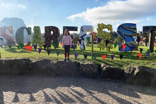 Maddie has scares at Scarefest at Alton Towers