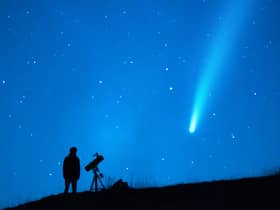 Stargazers in the UK will be hoping to catch a glimpse of the Draconid Meteor Shower (image: Shutterstock)