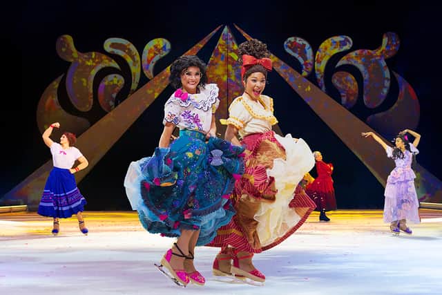 Characters from Encanto will be featured in the ice show for the first time. 
