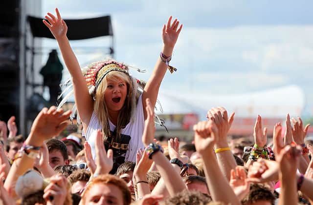 Festival-goers will be able to get a vaccine as easily as a burger or a beer (Photo: Getty Images)