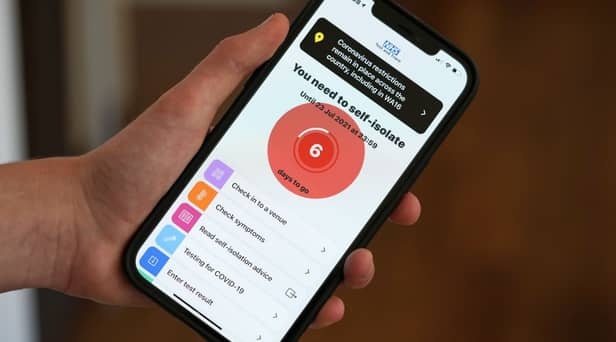 Tthousands of workers have been forced into quarantine after being contacted by NHS Track and Trace (Photo: Getty Images)