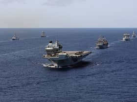 HMS Queen Elizabeth: How many have Covid on Navy flagship - and where is the Carrier Strike Group now? (Photo: PA)