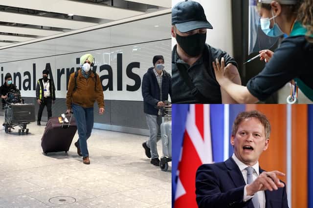 Transport Secretary Grant Shapps is set to update MPs later this week regarding isolation requirements for fully vaccinated passengers (Photo: Leon Neal/ Ian Forsyth/Tolga Akmen/Getty Images)