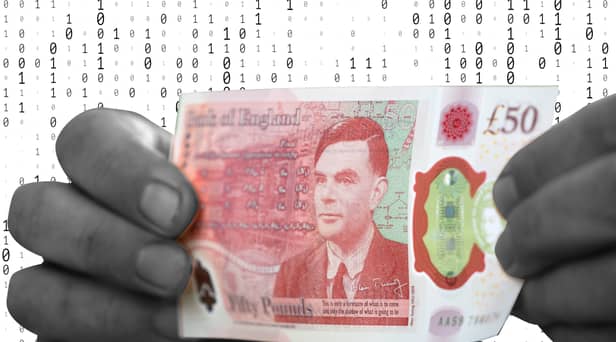 Alan  Turing features on the new £50 note 