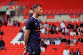Gateshead manager Mike Williamson at Wembley last season. (Pic: Jack McGraghan)