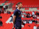 Gateshead manager Mike Williamson at Wembley last season. (Pic: Jack McGraghan)