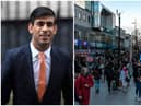 Rishi Sunak is said to be willing to extend the ending of the lockdown roadmap by four weeks (Shutterstock and Getty Images)