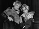 George Logan was renowned for his double act as Dr Evadne Hinge (right) with Patrick Fyffe as Dame Hilda Bracket (left) - Credit: Getty