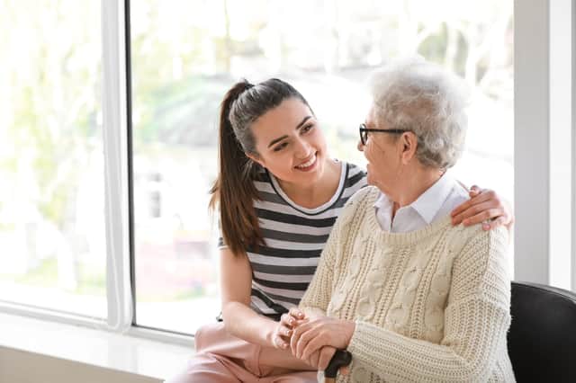 Care home residents in England will be allowed to nominate five regular visitors from 17 May (Photo: Shutterstock)