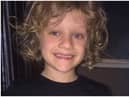 Football fan Jordan was struck by lightning when playing a one-to-one session in Blackpool (Lancashire Police).
