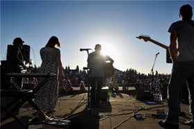 Live music at the amphitheatre