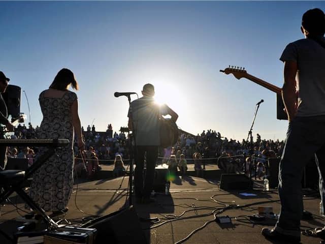 Live music at the amphitheatre