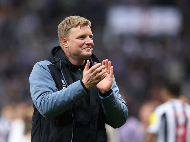Newcastle United head coach Eddie Howe.