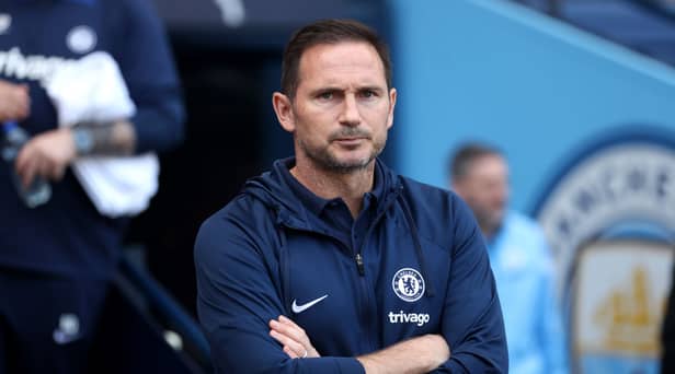 Frank Lampard, Caretaker Manager of Chelsea, looks on prior to the Premier League match (Photo by Catherine Ivill/Getty Images)