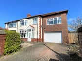 The front of the property has a driveway that offers off road parking for a couple of cars