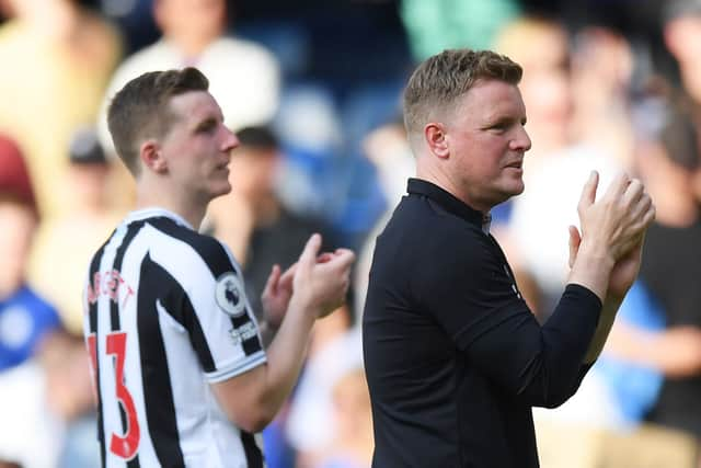 Newcastle United head coach Eddie Howe.