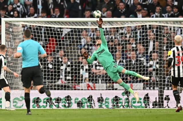 Karius made some crucial saves at Wembley.