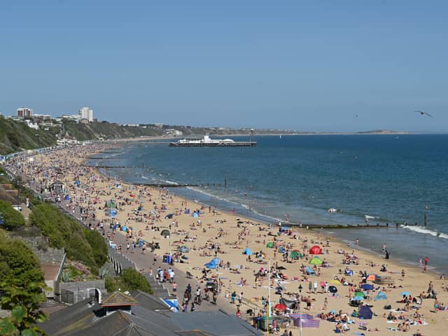 Bournemouth Pier in May 2020.  (Photo by Glyn KIRK / AFP) (Photo by GLYN KIRK/AFP via Getty Images)