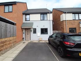 The property is on Harvey Close, South Shields NE33