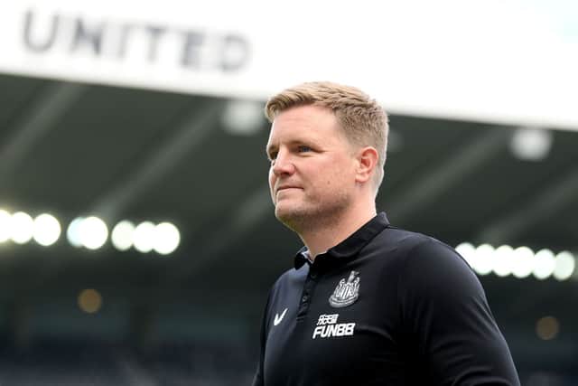 Newcastle United head coach Eddie Howe has spoken about the club's summer transfer budget. (Pic: Getty Images)