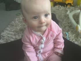 Layla sitting up