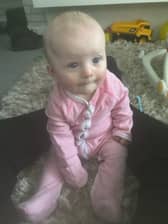 Layla sitting up