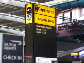 Heathrow Airport security officers are set to strike for 31 days in the latest wave of industrial action. (Chris Ratcliffe/Bloomberg via Getty Images)