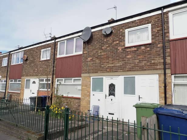 The property is on Green Lane, South Shields NE34
