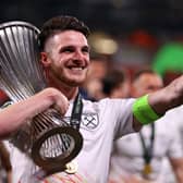 Declan Rice may not leave The London Stadium this summer (Image: Getty Images)