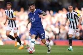 Christian Pulisic in action against Newcastle United.  