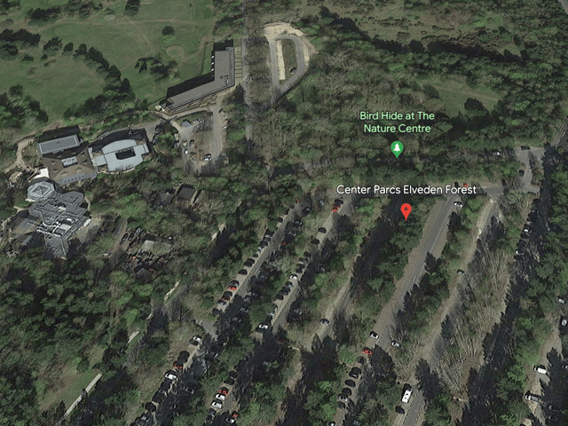 Aerial view of the resort