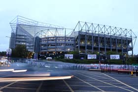 Newcastle United are building a fan zone at St James' Park.