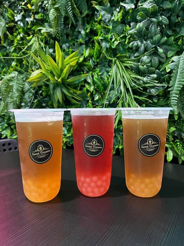 Bubble teas at Sweet Dreams
