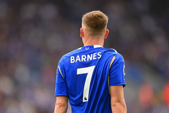 Leicester City's Harvey Barnes.