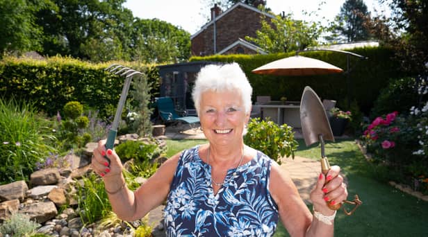 Karen Brooke, of Cheshire, has turned her overgrown garden into a botanical haven on the cheap.