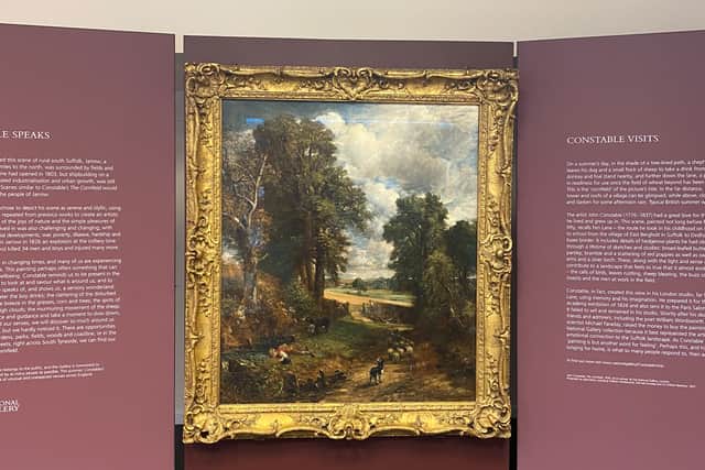 The Cornfield is on loan from the National Gallery in London (Photo: Shields Gazette) 