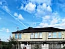 The outside of the pub, Shiregreen Club.
