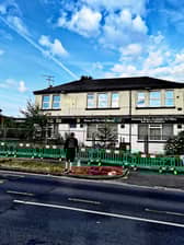 The outside of the pub, Shiregreen Club.