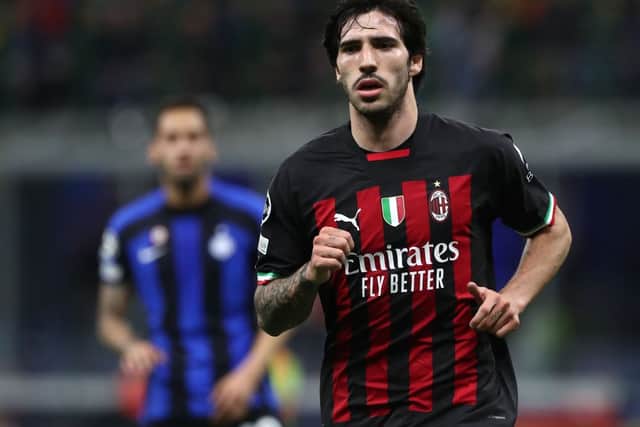Newcastle United have reportedly bid for AC Milan midfielder Sandro Tonali. (Pic: Getty Images)