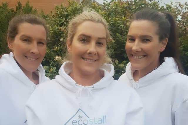 The triplet sisters of The Eco Stall
