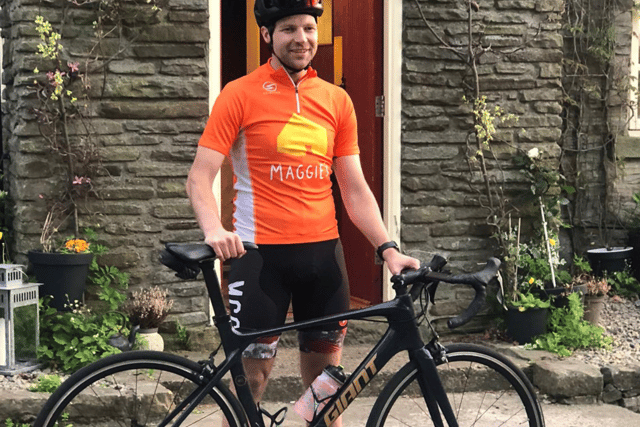 Michael Noble completed an Everesting challenge in May. Photo: Other 3rd Party. 