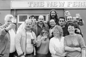 An August 1988 scene and it shows customers and staff at the New Ferry Tavern, South Shields. Who do you recognise? (Photo: Shields Gazette)