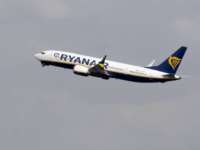 Ryanair celebrates 20 years of operations at Newcastle International Airport. Photo: Belga/AFP via Getty Images.