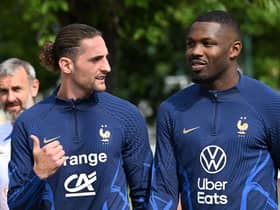 Marcus Thuram (left). (Photo by BERTRAND GUAY/AFP via Getty Images)