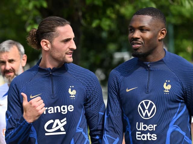 Marcus Thuram (left). (Photo by BERTRAND GUAY/AFP via Getty Images)