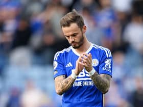 Leicester City midfielder James Maddison. (Photo by Michael Regan/Getty Images)