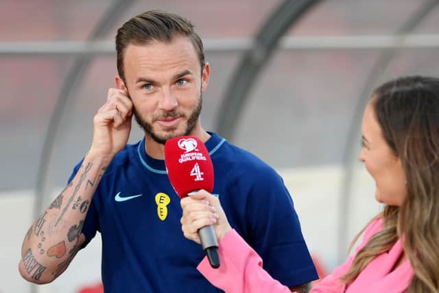 James Maddison on England duty this month. (Pic; Getty Images)
